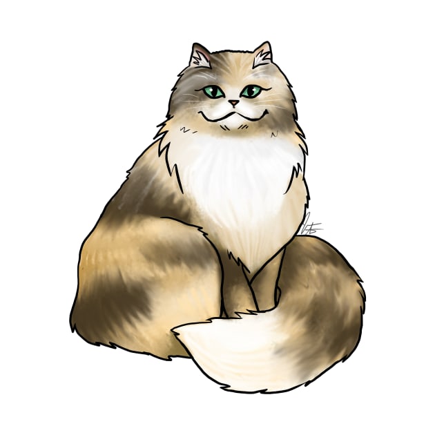 Cat - Persian - Calico by Jen's Dogs Custom Gifts and Designs