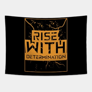 Rise With Determination Motivation Tapestry