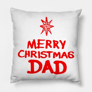 Merry Christmas Dad Pillow