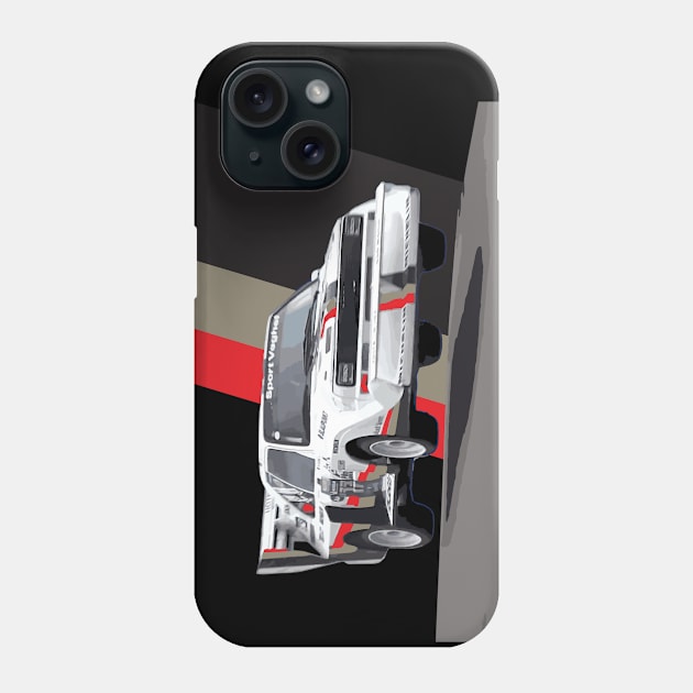 pikes peak hill climb Sport S1 E2 Group B Rally Car Stig Blomqvist, Mikkola and Walter Röhrl Phone Case by cowtown_cowboy