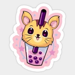 KAWAIIANS Cute Animal Stickers, Kawaii Bubble Tea Drinks Cartoon Anime  Stickers for Kids Teens Girls Adults (Cute Animal 50) 