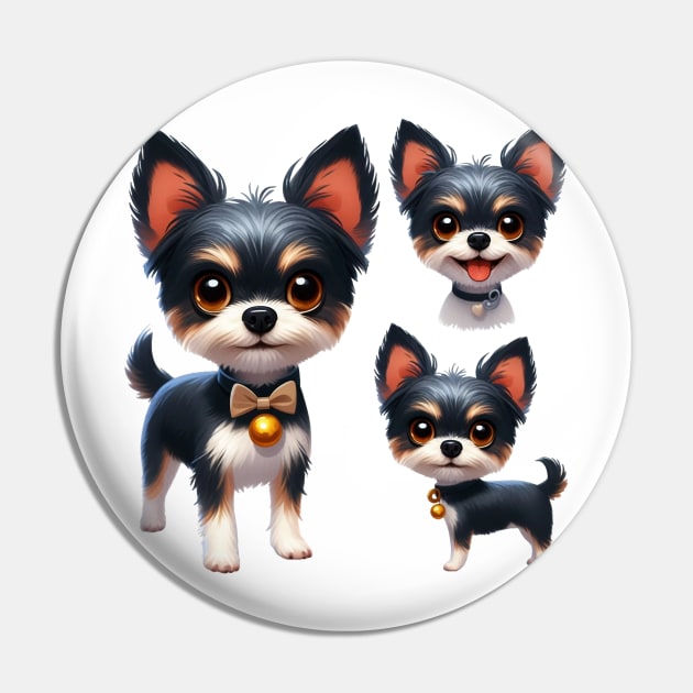 Cute Toy Terrier Pin by Dmytro