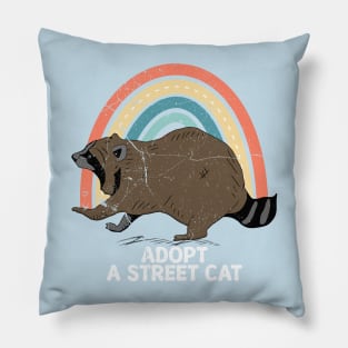 adopt a street cat Pillow