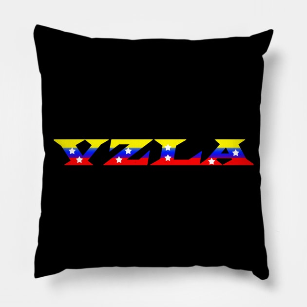 venezuela Pillow by rickylabellevie
