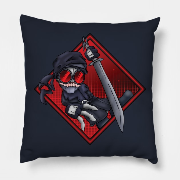 Madness combat Hank j wimbleton incident 012F art Pillow by Renovich