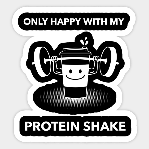 The Protein Shaker Bottle Sticker