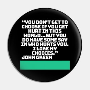 Quote John Green Pin