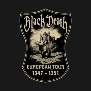 Black Death European Tour Rat T-Shirt
