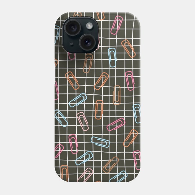 School pattern with colorful clip. Phone Case by CoCoArt-Ua