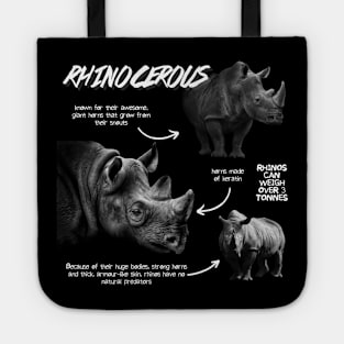 Rhinocerous Fun Facts Tote