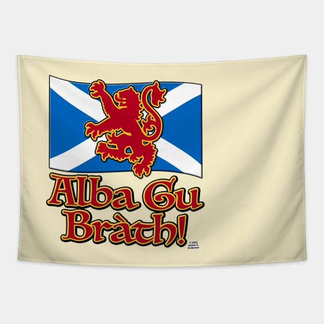 Alba Gu Bràth! Tapestry by JEAndersonArt