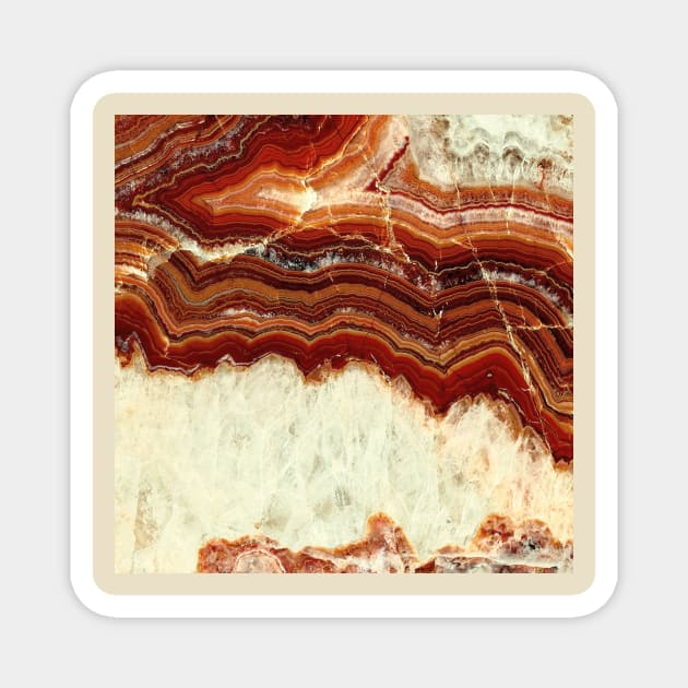 Gemstone Abstract Magnet by Minxylynx4