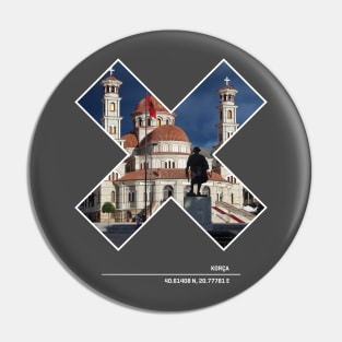 Korca City Pin