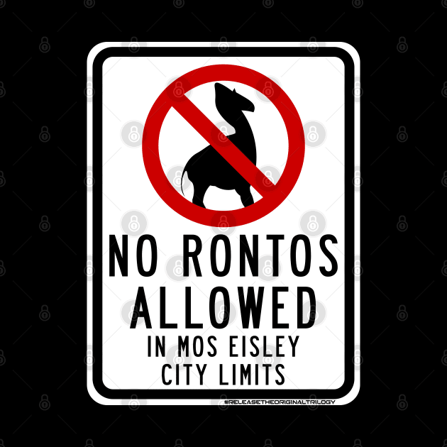 No Rontos Sign by doubleofive