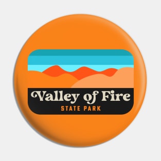 Valley of Fire State Park Hiking Mohave Desert Overton Nevada Pin