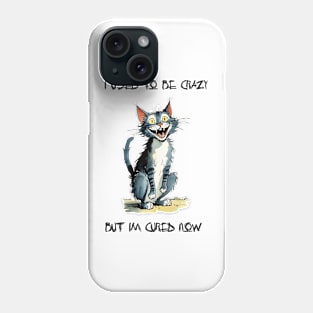 Crazy Cat Phone Case