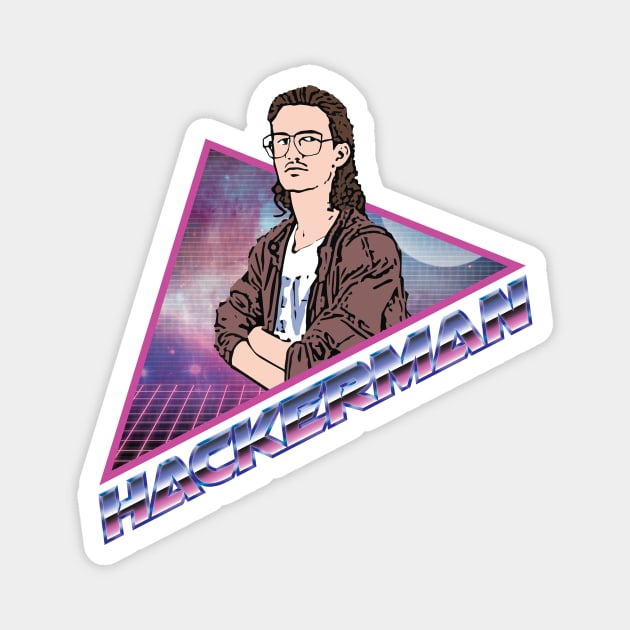 Hackerman Magnet by DemBoysTees