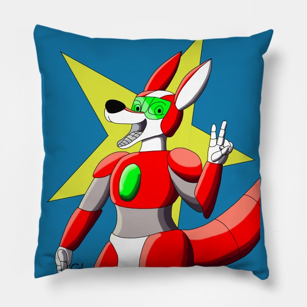 Kiroo the Roobot Pillow by Cyborg-Lucario