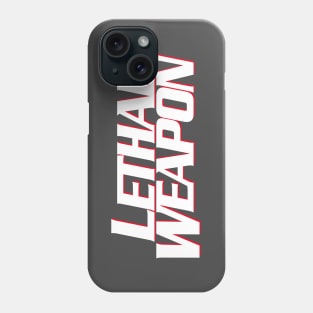 Lethal Weapon Titles (stacked version) Phone Case