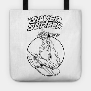 silver surfer Tote