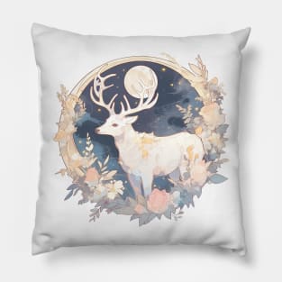 Golden Deer Pillow