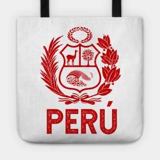 Peru - Vintage red design Tote