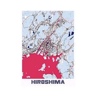 Hiroshima - Japan MilkTea City Map T-Shirt