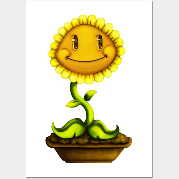 Plants Versus Zombies 2 Sunflower | Art Board Print