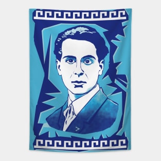 Giorgos Seferis 3 Blue Tapestry