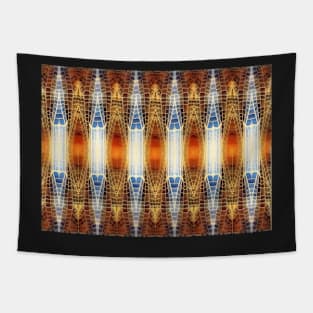 Dragonfly wing pattern gold Tapestry