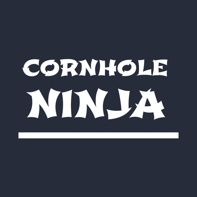 Cornhole Ninja Beanbag Toss Design by bbreidenbach