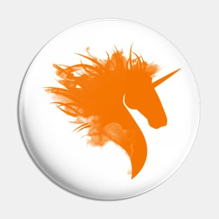 Orange Unicorn Pin