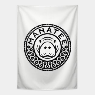 Manatee Iconic Design Tapestry