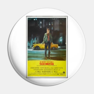 Taxi Driver Movie Poster Shirt Pin