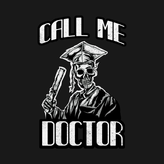 Doctorate Gift Mortarboard Funny Doctor by Foxxy Merch