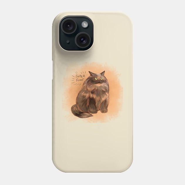 Super Floof Phone Case by LaGataLola