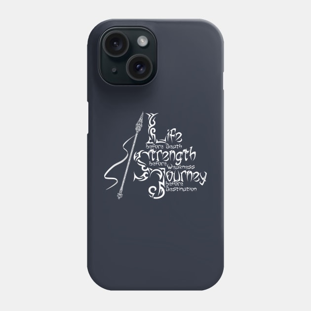 Life Before Death -Spear (W) Phone Case by Crew