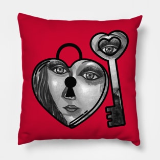 Lock and key Pillow