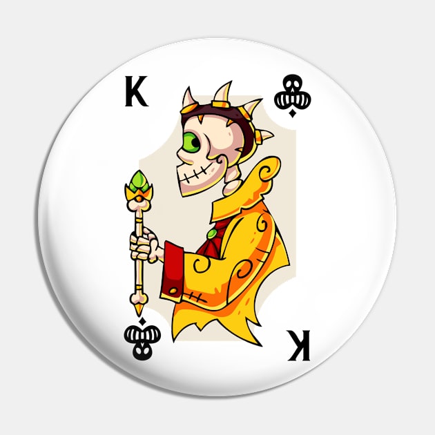 Easy Halloween Playing Card Costume: King of Clubs Pin by SLAG_Creative