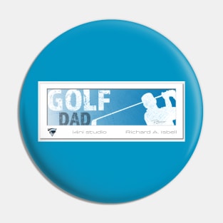 Golf Dad (Blue version) Pin