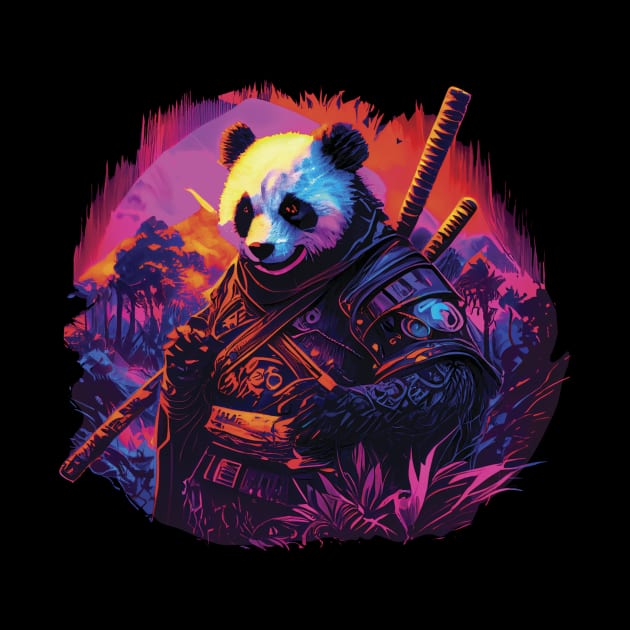 Samurai panda by GreenMary Design