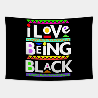 Black Lives Matter - I Love Being Black Tapestry