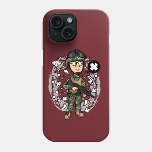 Military big head Phone Case