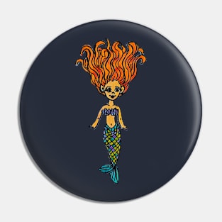 Mermaid II Pin