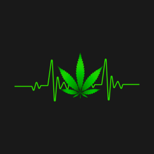 Heartbeat Weed Pulse T-Shirt