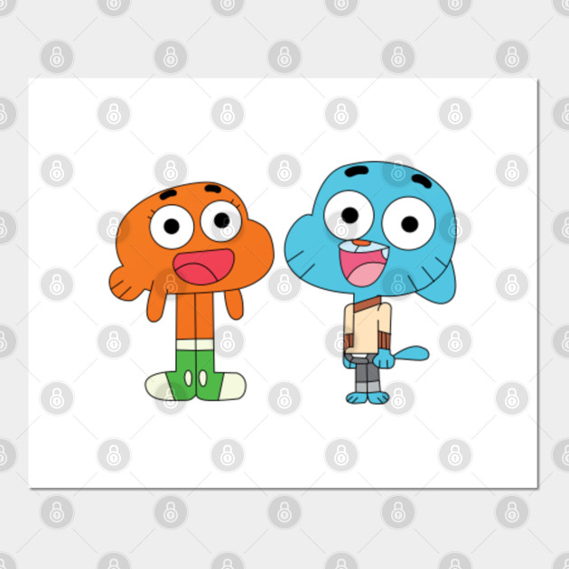 The Amazing World Of Gumball Gumball And Darwin The Amazing World Of Gumball Posters And Art Prints Teepublic Darwin starts to feel very attached to gumball, after all, they've spent many years together. the amazing world of gumball gumball and darwin