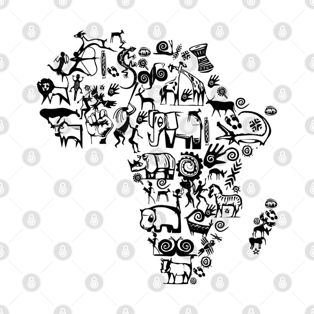 Abstract African Continent by irfankokabi