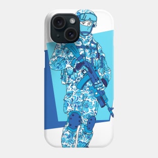 Gzhel Soldier Phone Case