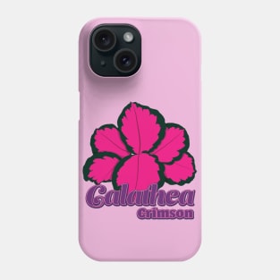 Calathea Crimson Phone Case