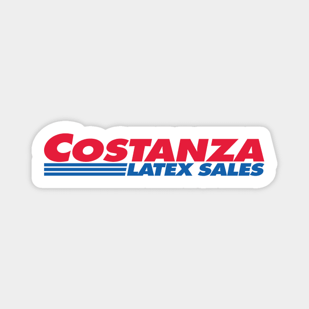 Costanza Latex Sales Magnet by sombreroinc